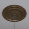 Ekena Millwork Cole PVC Ceiling Medallion (Canopies up to 6"), 22"OD x 3 1/2"ID x 1"P, Metallic Champagne Bronze CMP22COCCB - alternate 6